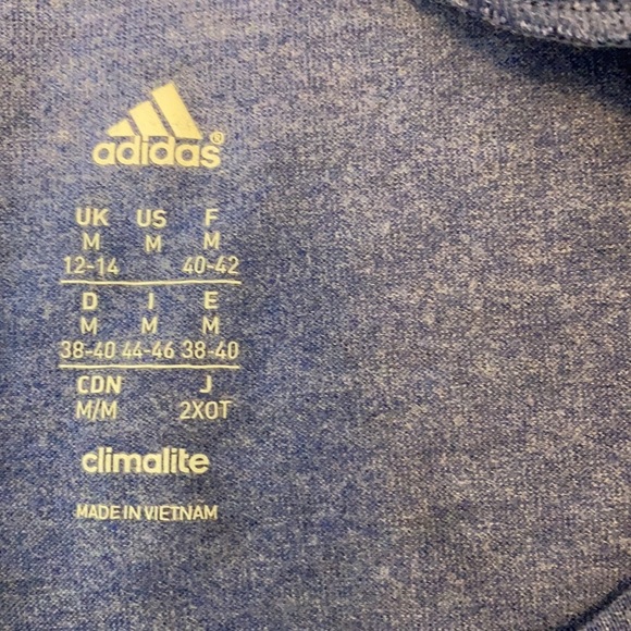 💰adidas climalite blue long sleeve top - Picture 5 of 8